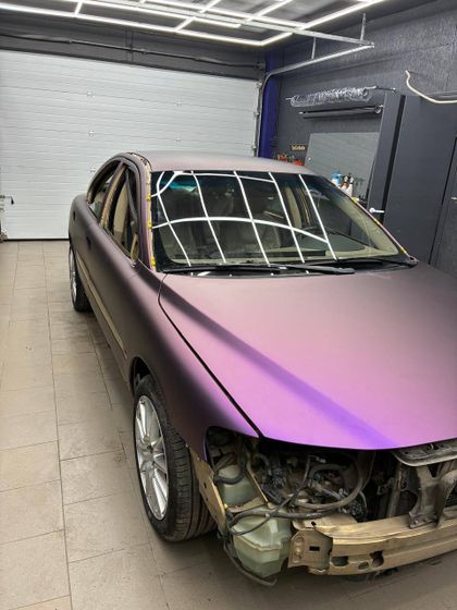 Carbins Color PPF Pinot Noir MF 008 фиолетовая матовая цветная полиуретановая защитная антигравийная пленка