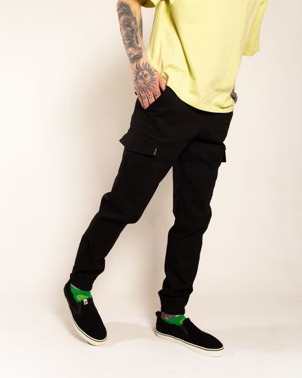 Брюки COOL PENGUIN Jogger Fleece Twill (Черный)