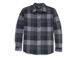 Рубашка Font Two Pocket Plaid Flannel Harley-Davidson