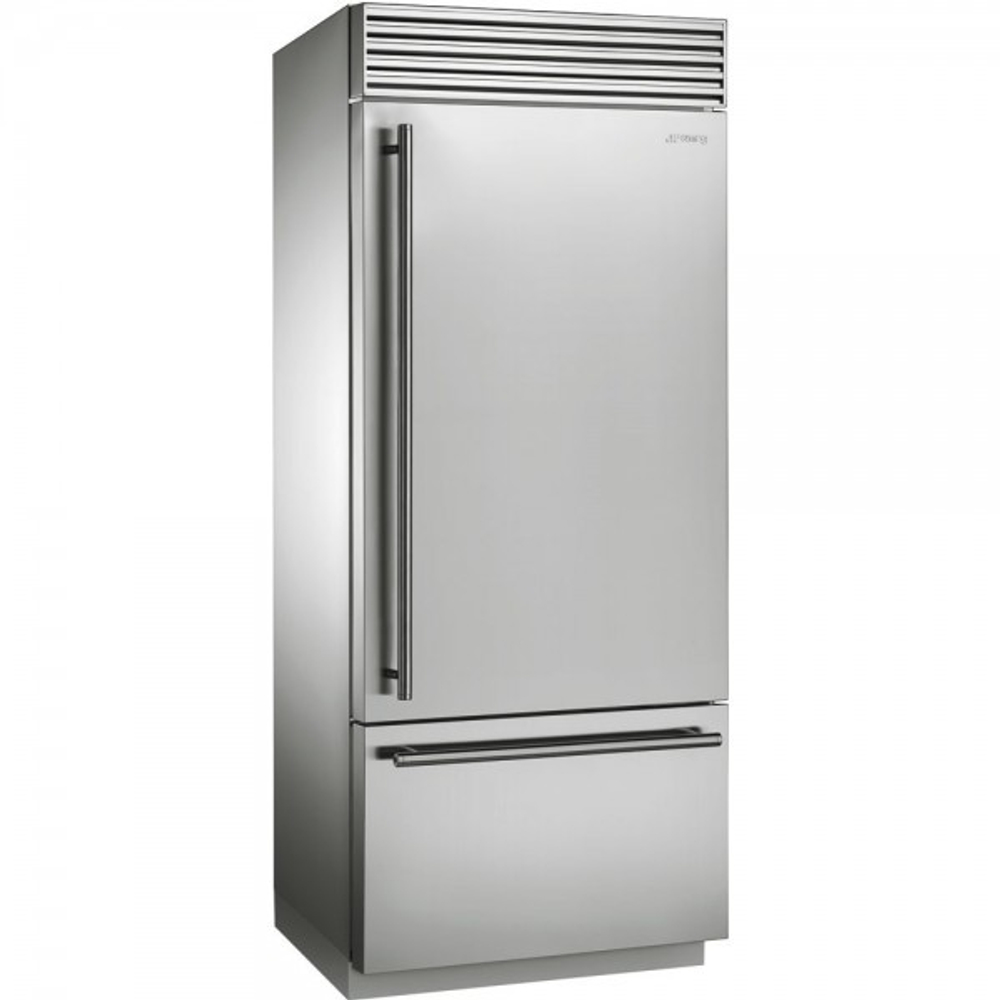 Холодильник стальной петли справа Smeg RF396RSIX