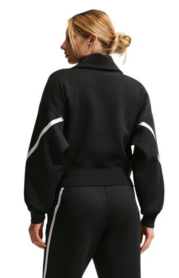 Женская Кофта теннисная Nike Advantage Dri-FIT Full-Zip Tennis - black/white
