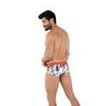 Мужские трусы брифы белые с рисунком Clever TESINO CLASSIC BRIEF 104919