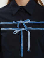 Женская Рубашка Double Velvet Ties