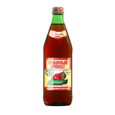 Газировка Настоящая Любимый аромат Барбарис 0,45 л