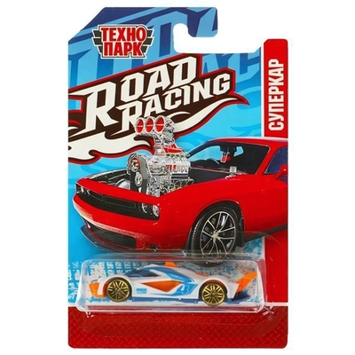 Модель ин. мет. "Road Racing Суперкар" 7,5см. в ассорт, блистер RR-7-15-22-R (720) (Технопарк)