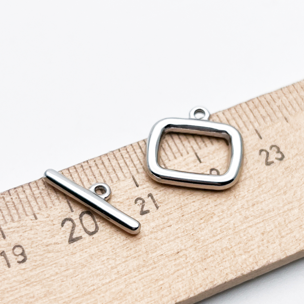 Замок-тоггл, сталь, размер 13*14 мм, цена за 1 шт