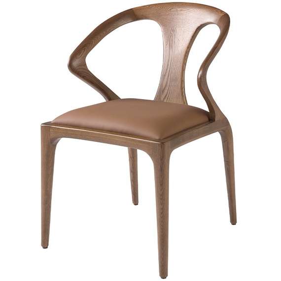 Стул 4137, орех, кремовая экокожа