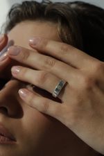 Кольцо Crystal Round с опалом