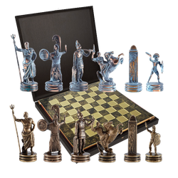 Manopoulos Шахматы подарочные "Троянская война"