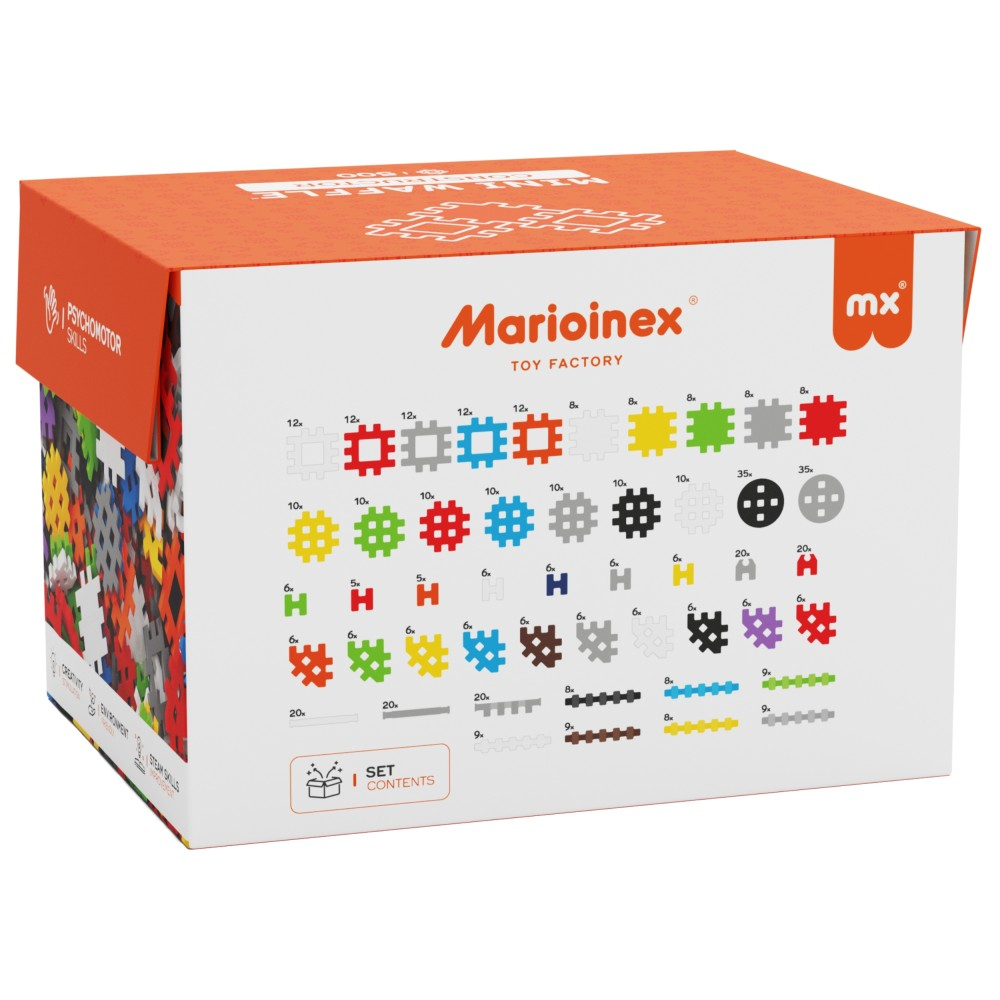 Marioinex - Конструктор Мини Вафельные Кубики 500 шт. 902288