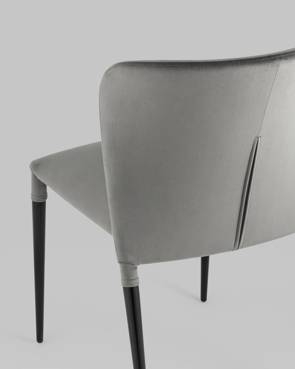 Стул Лори велюр серый