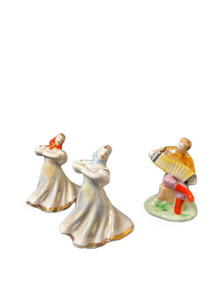 Фарфоровые статуэтки "Русский перепляс" Дулево