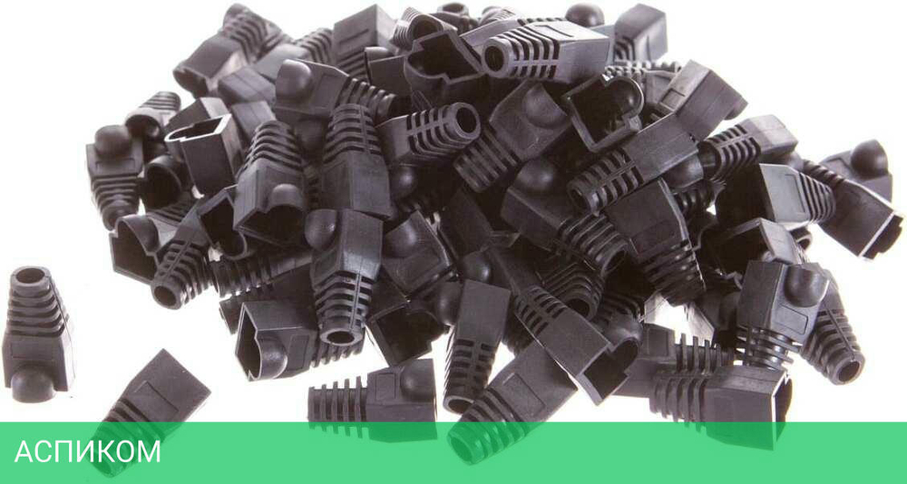 Колпачок Cablexpert RJ-45 черный (BT5BK/5)