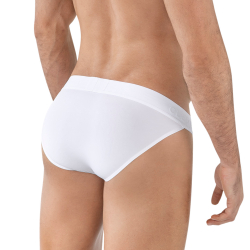 Мужские трусы танга белые Clever Moda DESEO BRIEF 162701