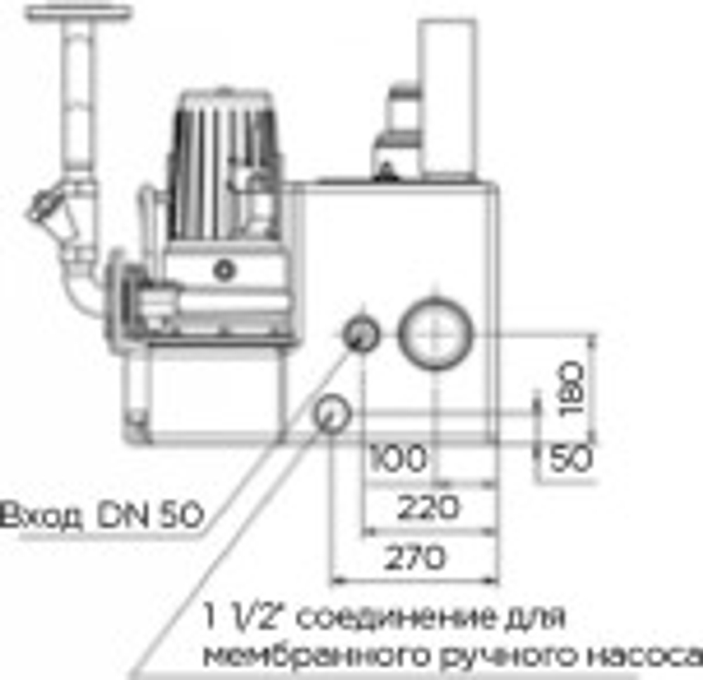 Установка канализационная SFA CUBIC2GRSE71.4T