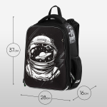 Ранец Berlingo Expert "Trailblazer" 37*28*16см, 2 отделения, 2 кармана, анатомическая спинка