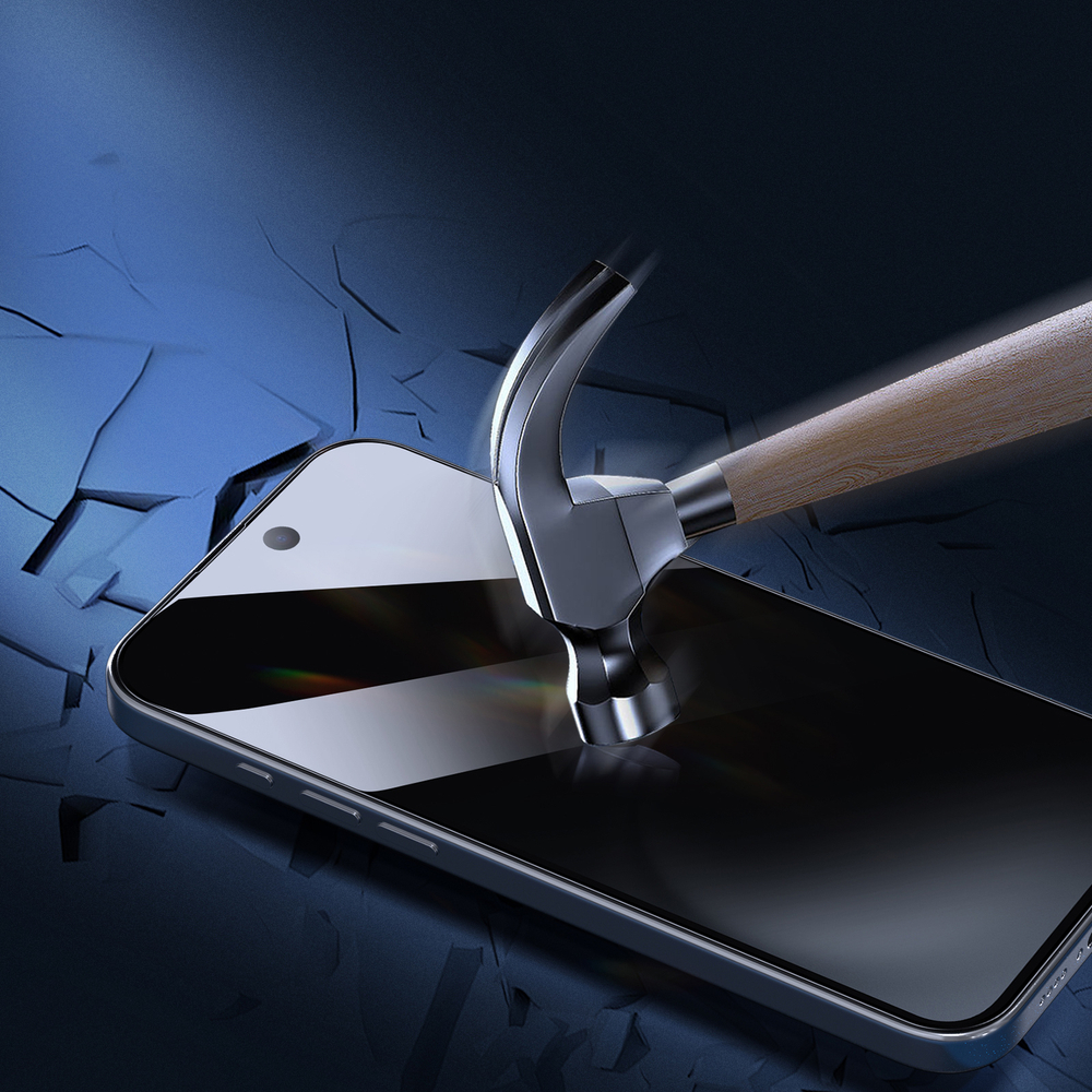 Стекло на экран "Антишпион" для смартфона iPhone 16 Plus, серия 2.5D Privacy Screen Protector от Dux Ducis