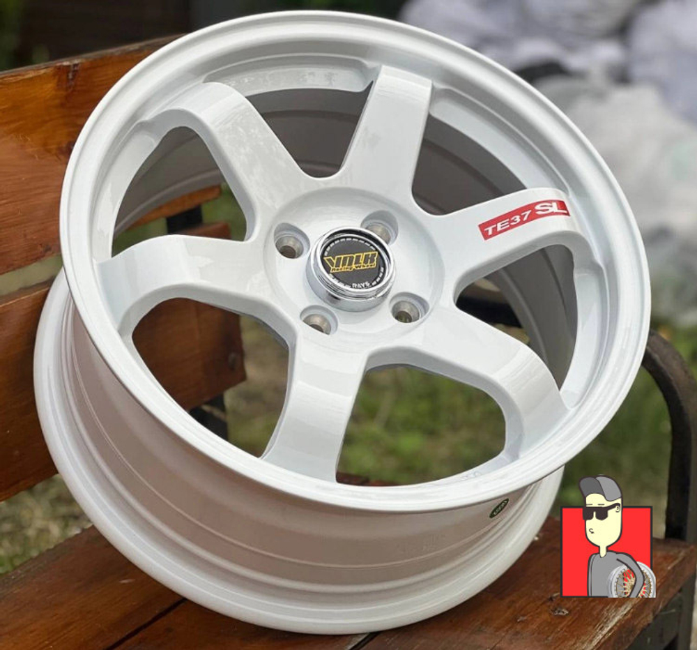 Комплект дисков Rays TE37 15x6.5 et35 4x100