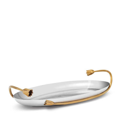 Поднос овальный L'Objet Deco Leaves (49 х 28 см)