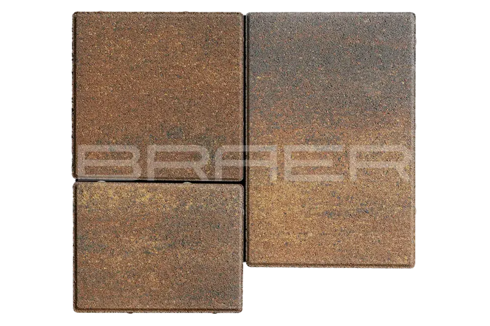 Тротуарная плитка Braer Старый город Венусбергер, Color Mix Мальва, 40 мм