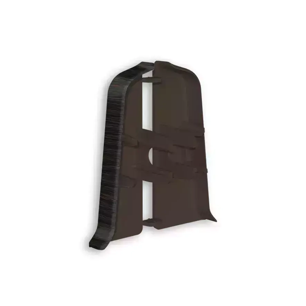 Торцевые (пара) для плинтуса 100мм "Деконика", 303 Венге темный