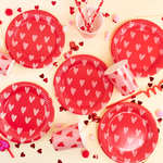 Стаканы бумажные «Сердечки», 250 мл, 6 шт