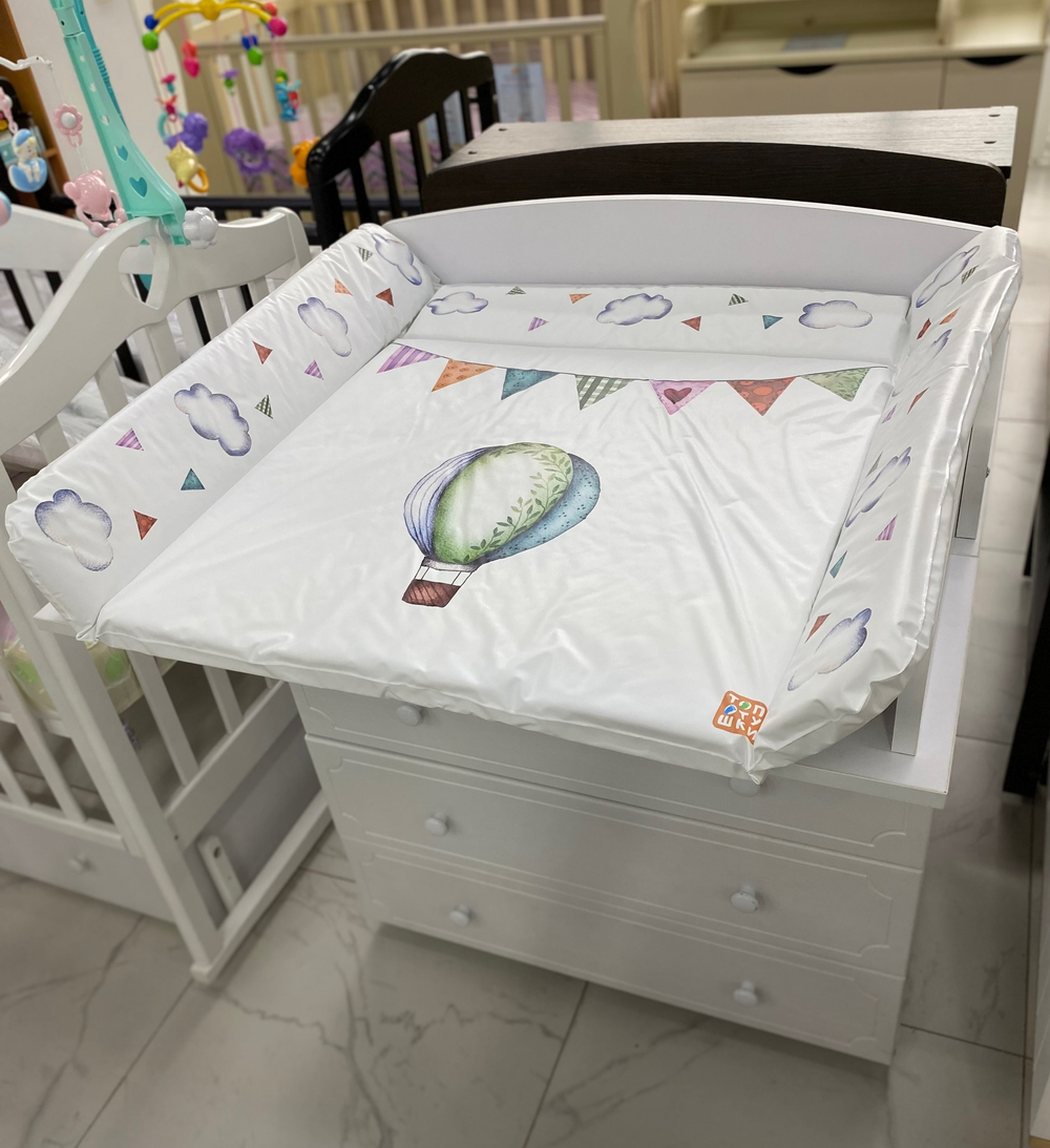 Пеленальный матрасик Топотушки "Воздушные шары" (92х73 см.)