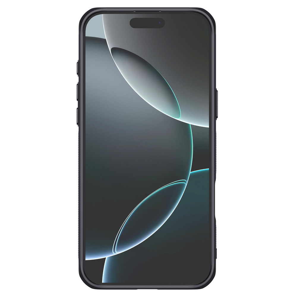 Чехол тонированный от Nillkin с металлической крышкой на iPhone 16 Pro Max, серия Iceblade Prop Case (Hollow Version) (версия с открытой камерой)