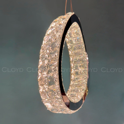 Подвесной светильник Cloyd INEZ P1 / выс. 32 см - хром (арт.11566)