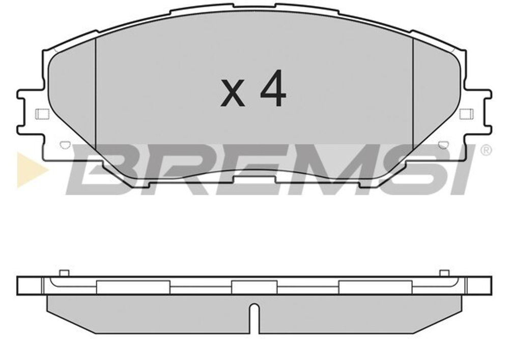 BREMSI - BP3250-BMS - Brake Pad Set, disc brake