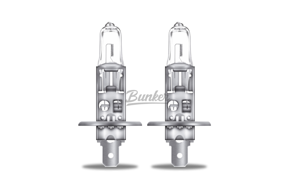 Комплект ламп H1 12V 55W P14.5s NIGHT BREAKER SILVER +100% больше света 2шт.(1к-т)