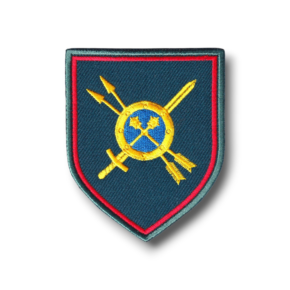 Нашивка ( Шеврон ) На Рукав 773-й Ракетный Полк РВСН ( в/ч 43656 ) Парадная от студии вышивки АТРИБУТИКА.
