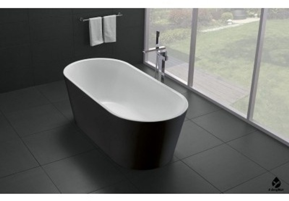 ВАННА АКРИЛОВАЯ ОТДЕЛЬНОСТОЯЩАЯ 1800*800 BELBAGNO BB71 -NERO