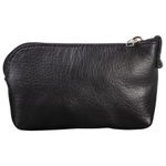 Футляр для ключей FABULA "Estet", натуральная кожа, на молнии, 75x125x25 мм, черный, KL16.MN