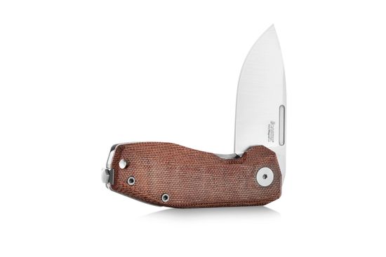 Нож Lion Steel NANO L/NA01CVN, сталь клинка CPM-Magnacut, рукоять титан