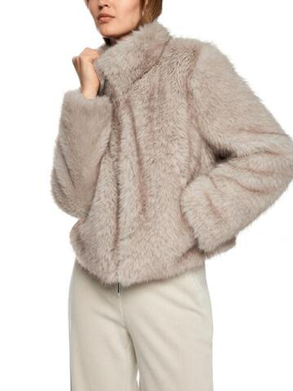 Marc Cain Куртка укороченная из эко-меха