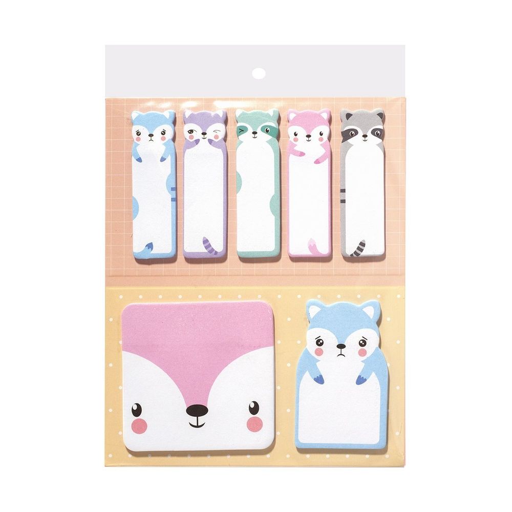 Набор блоков для записей с клеевым краем, Alingar, 5 шт.- 15*60 мм, 1 шт.- 60*60 мм, 1 шт. - 35*60 мм, по 20 л., "Енотик" (св-желт), пакет европодвес Набор блоков для записей с клеевым краем, Alingar, 5 шт.- 15*60 мм, 1 шт.- 60*60 мм, 1 шт. - 35*60 мм, по 20 л., "Енотик" (св-желт), пакет европодвес