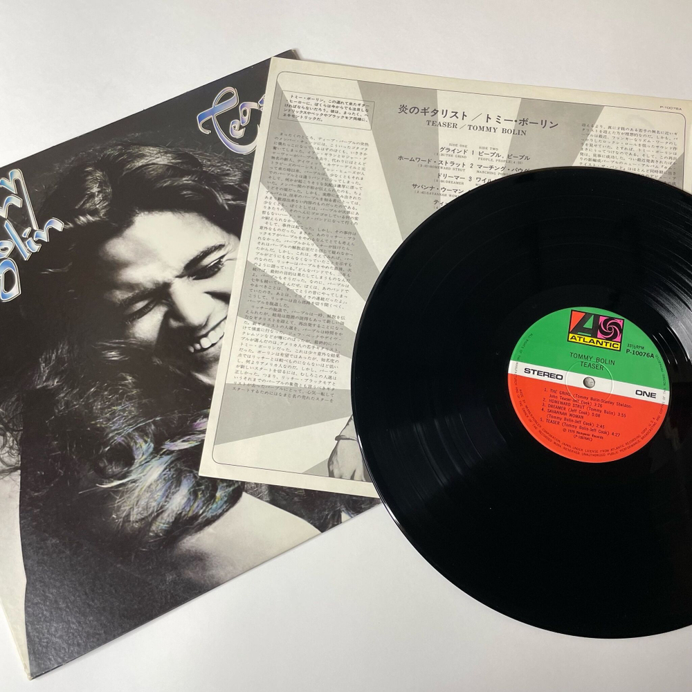 Винтажная виниловая пластинка LP Tommy Bolin Teaser (Japan 1975) (No Obi) The Grind