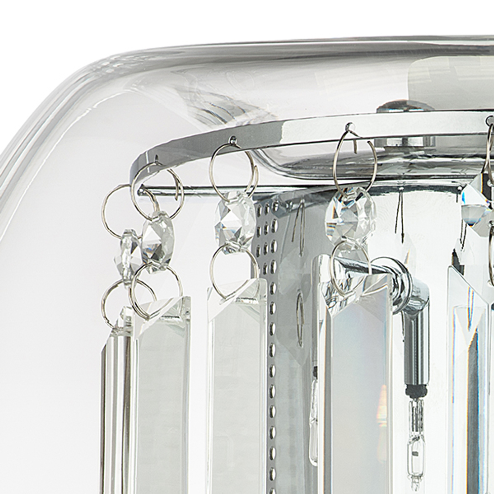 753634 Бра ACQUARIO 3х20W G4 12V ХРОМ хрусталь+стекло