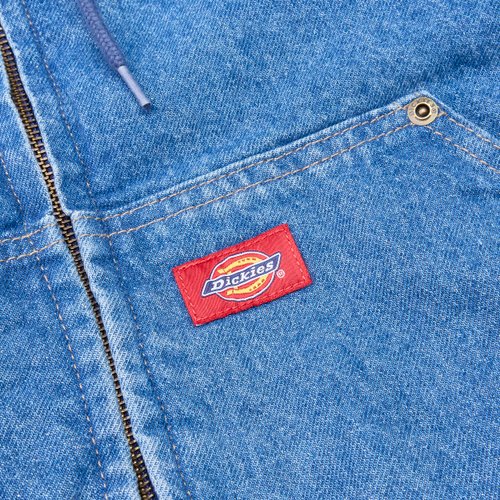 Куртка мужская Dickies Hooded Denim Jacket артикул:DK0A89FBCLB1 - купить в магазине Дайс