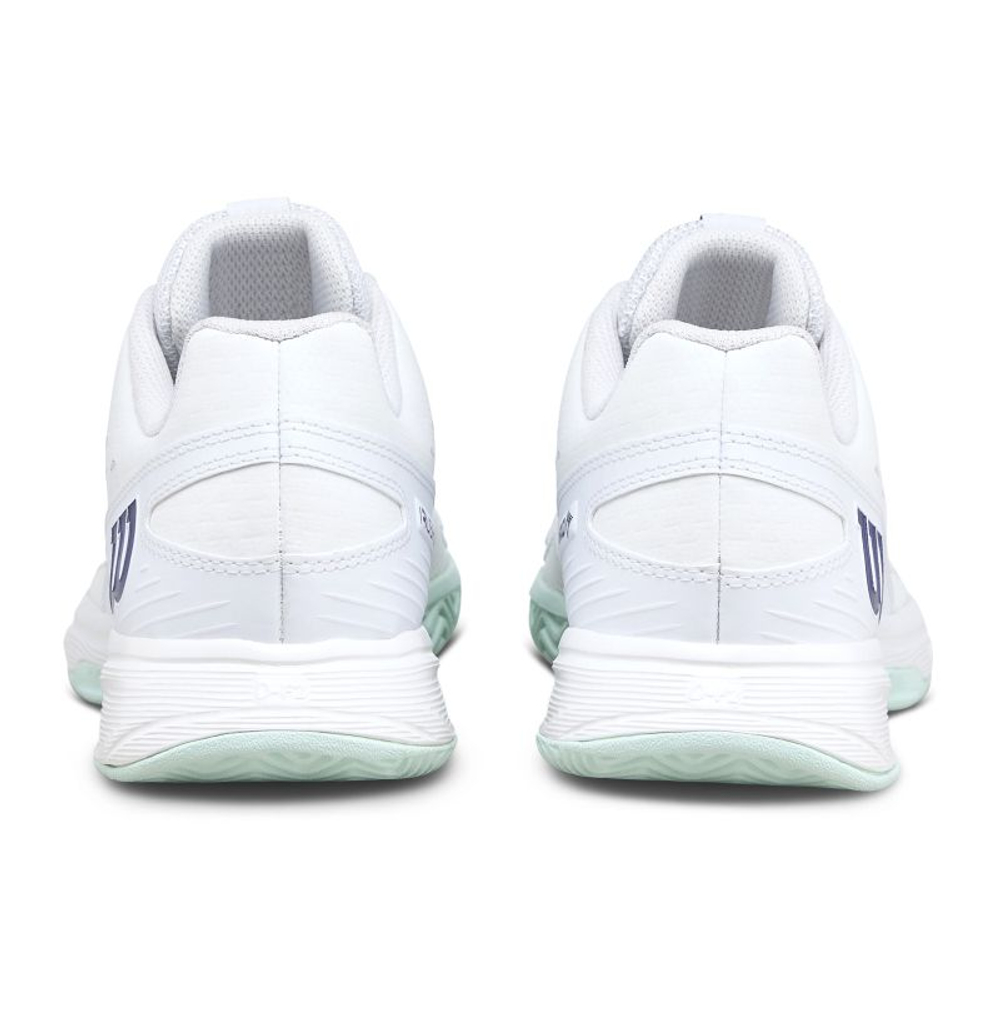 Детские Кроссовки теннисные  Wilson Rush Pro Jr - white/bay/skip blue