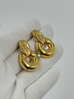 Серьги в стиле door-knocker