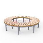 Лавка Блок радиусная