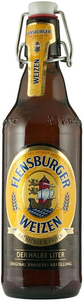 Пиво Фленсбургер Вайцен / Flensburger Weizen 0.5 - стекло