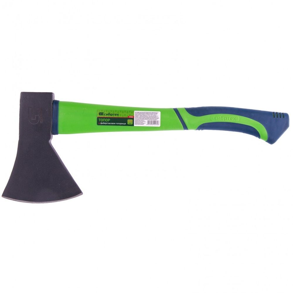 21646 Топор, 1000 г, фибергласовое топорище Сибртех