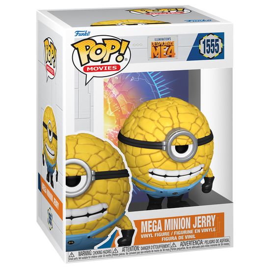 Фигурка Funko POP! Movies Despicable Me 4 Mega Minion Jerry (1555) 76051 / Фигурка Фанко ПОП! по мотивам мультфильма "Гадкий я 4", Мега-миньон Джерри