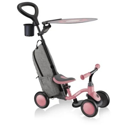 Беговел-каталка Globber Learning Bike 3 в 1 Deluxe Pastel Deep Pink