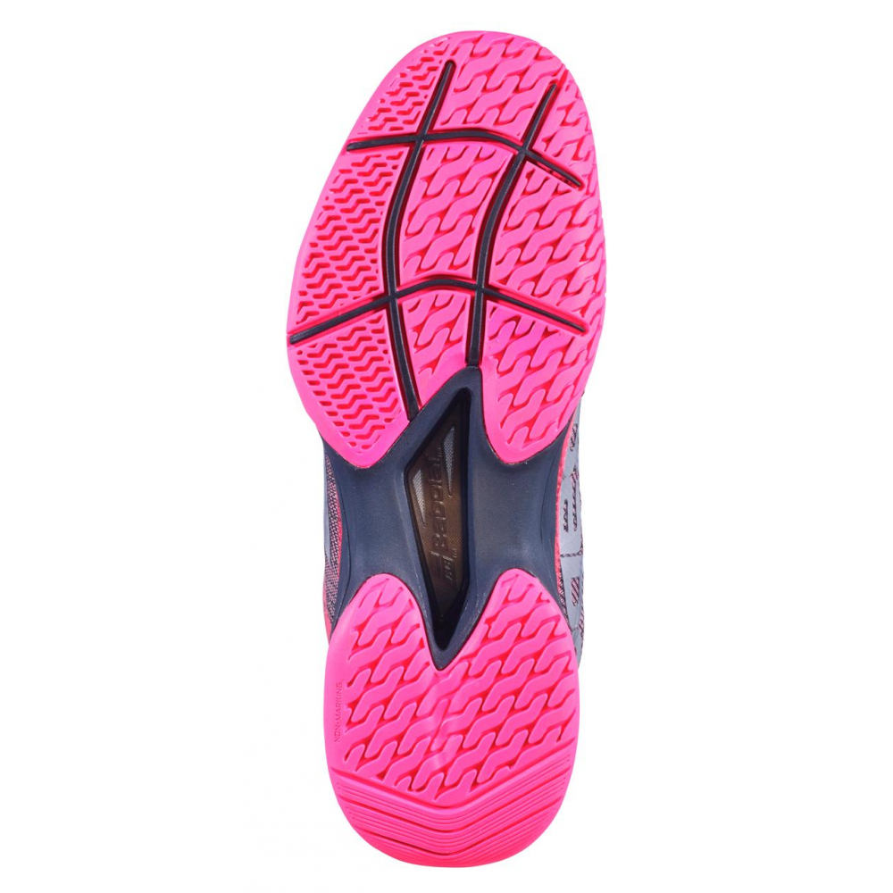 Женские Кроссовки теннисные Babolat Jet Mach II AC Women - pink/black