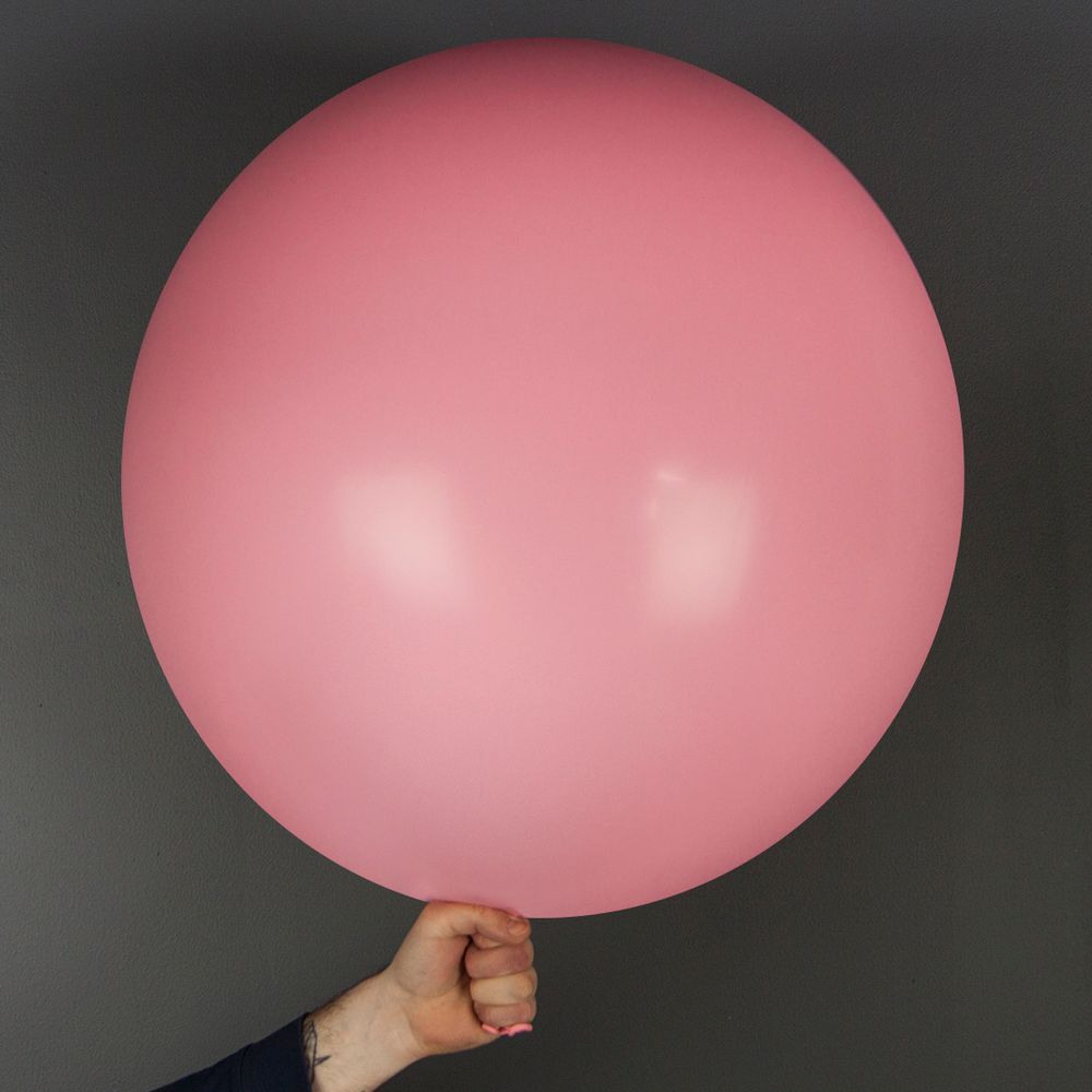 Шар (36''/91 см) Светло-розовый, пастель, 1 шт.