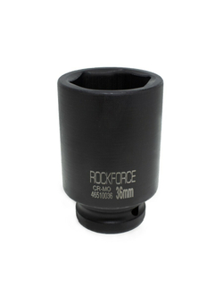Головка ударная глубокая 36мм 6гр. 3/4'' RockForce##Rock FORCE RF-46510036
